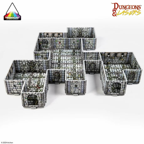 Dungeons & Lasers Fantasy Dungeon Prismacast Pre-Painted Terrain