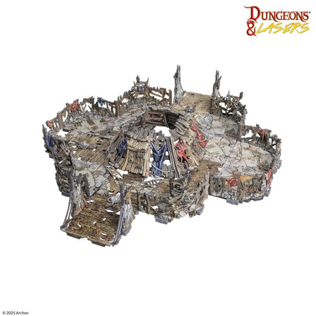 Dungeons & Lasers Goblin Lair Prismacast Pre-Painted Terrain