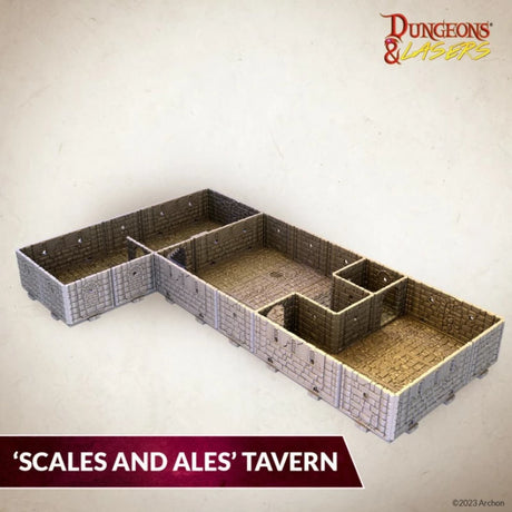 Dungeons & Lasers Miniatures Scales & Ales Tavern