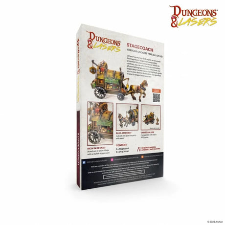 Dungeons & Lasers Miniatures Stagecoach