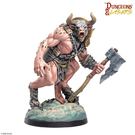 Dungeons & Lasers Miniatures Minotaur