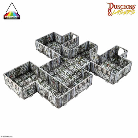 Dungeons & Lasers Fantasy Dungeon Prismacast Pre-Painted Terrain