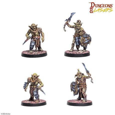 Dungeons & Lasers Miniatures Goblin Warband