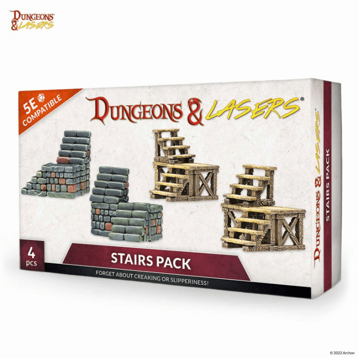 Dungeons & Lasers Miniatures Stairs Pack