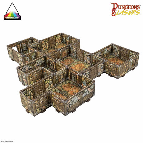 Dungeons & Lasers Abandoned Mines Prismacast Pre-Painted Terrain