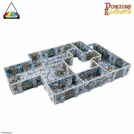 Dungeons & Lasers Halls of Ancestors Prismacast Pre-Painted Terrain