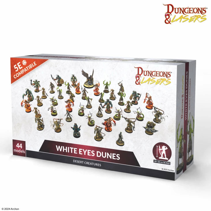 Dungeons & Lasers Miniatures White Eyes Dunes