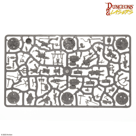 Dungeons & Lasers Miniatures Dwarven Miners