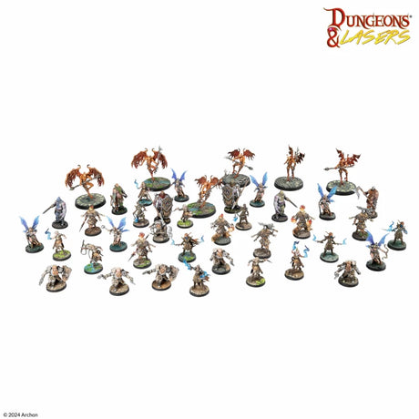 Dungeons & Lasers Miniatures Armies of Deuslair