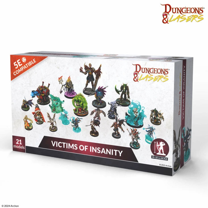 Dungeons & Lasers Miniatures Victims of Insanity