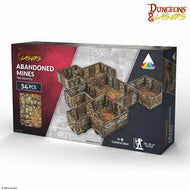 Dungeons & Lasers Abandoned Mines Prismacast Pre-Painted Terrain