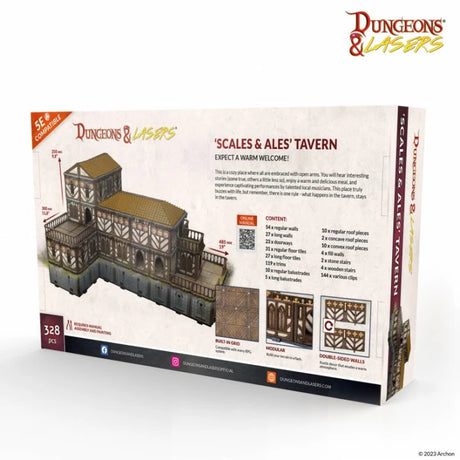 Dungeons & Lasers Miniatures Scales & Ales Tavern