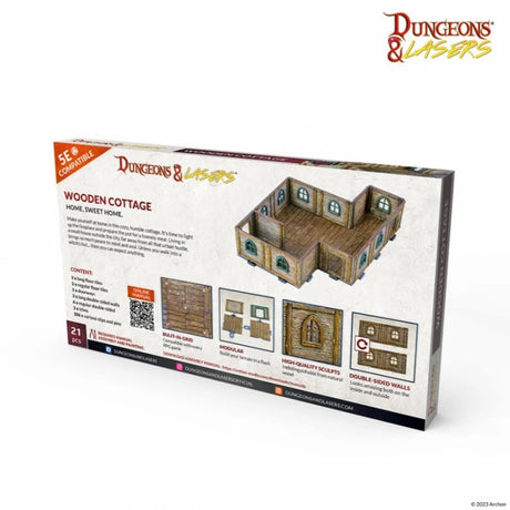 Dungeons & Lasers Miniatures Wooden Cottage