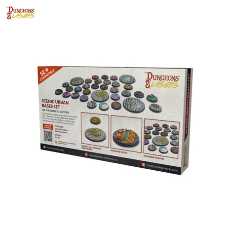 Dungeons & Lasers Miniatures Scenic Urban Bases Set