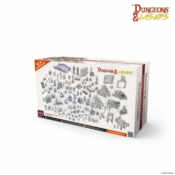 Dungeons & Lasers Miniatures Fantasy Props Pack