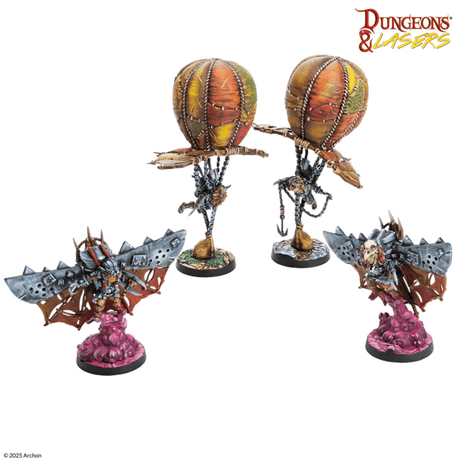 Dungeons & Lasers Miniatures Raiders and Beasts: Scareguards Archipelago