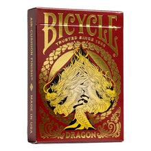 Load image into Gallery viewer, Bicycle Red Dragon Playing Cards