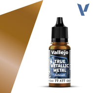 Vallejo True Metallic Metal Airbrush Arcane Gold 18ml 77.177