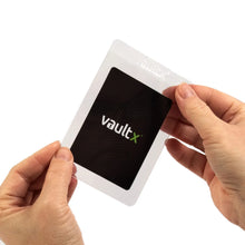 Load image into Gallery viewer, VaultX Semi-Rigid Card Holders 50 Pack