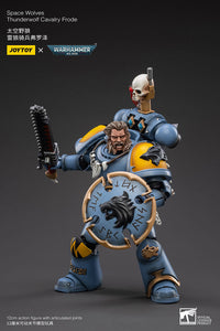 Joytoy warhammer 40k figurine espace loups Thunderwolf cavalerie frode