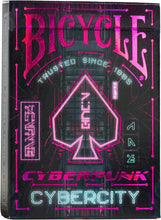 Last inn bildet i Gallery Viewer, Bicycle Cyberpunk Cybercity Playing Cards