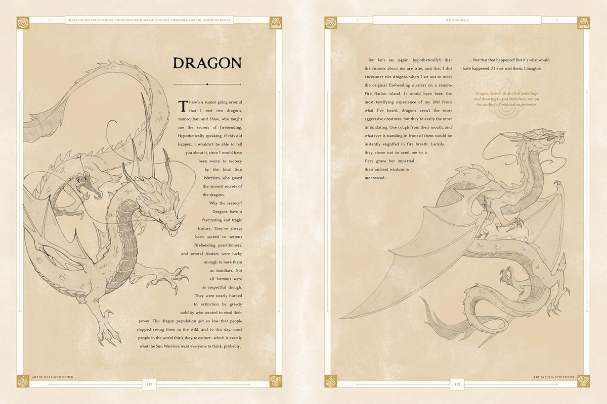 Beasts of the Four Nations: Creatures from Avatar The Last Airbender and The Legend of Korra