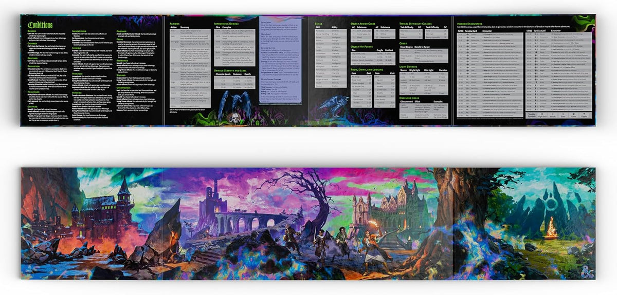 Dungeons & Dragons Ravenloft: The Horrors Within Dungeon Master's Screen