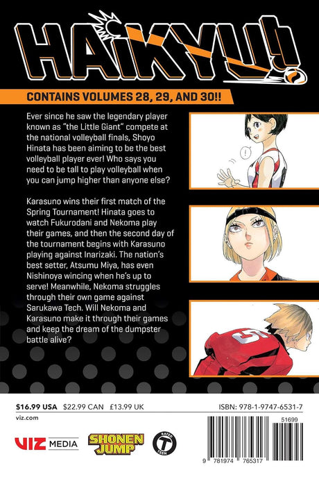 Haikyu!! 3-in-1 Volume 10