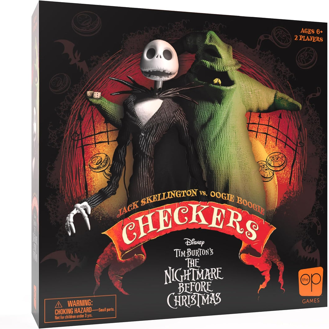 Nightmare Before Christmas: Jack vs. Oogie Boogie Checkers