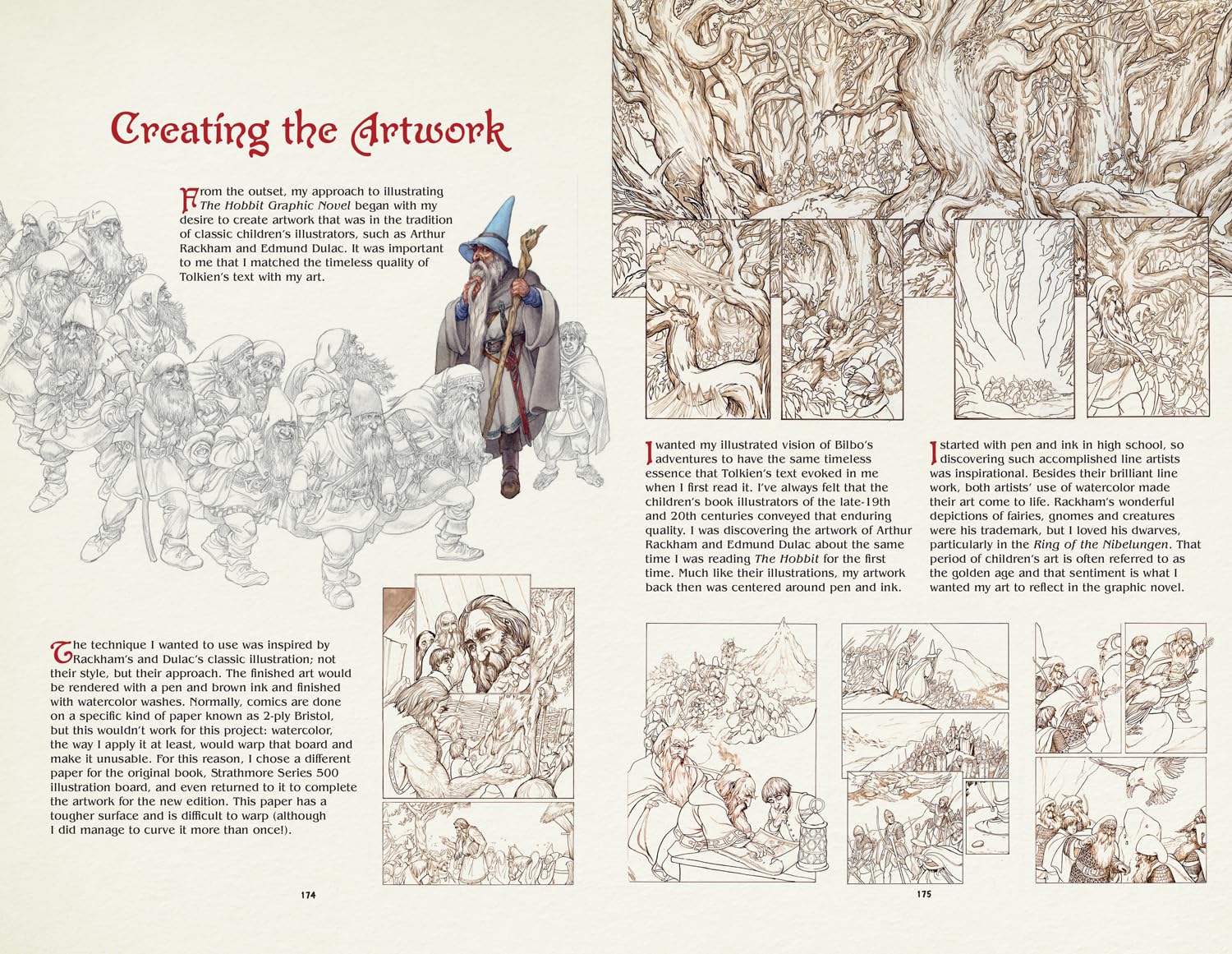 Hobbits Loading The Hobbit Graphic Novel: Revised and Expanded Hardcover – Travelling ...