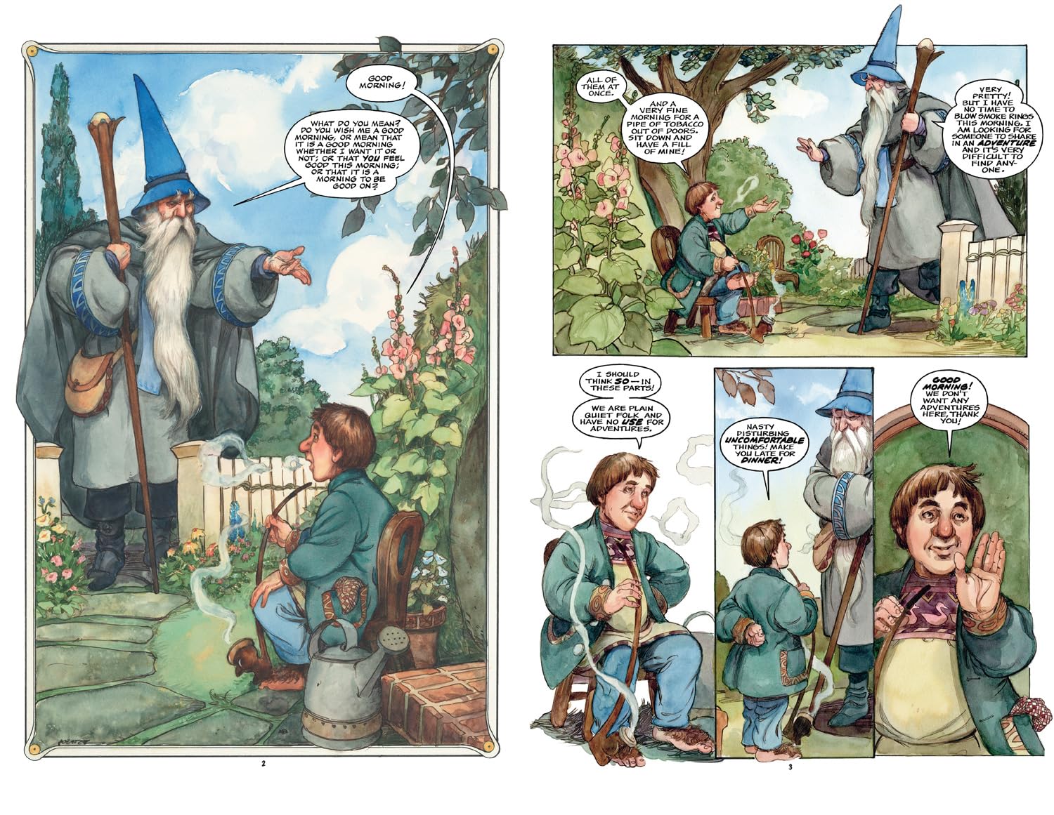 Hobbits Loading The Hobbit Graphic Novel: Revised and Expanded Hardcover – Travelling ...
