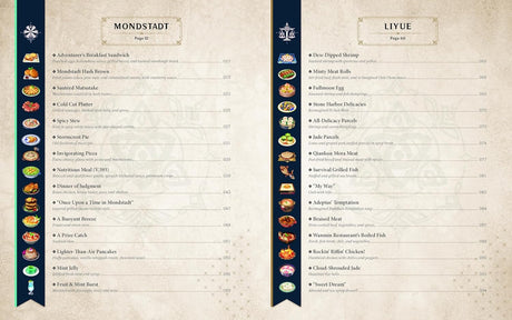 Genshin Impact Official Cookbook: Culinary Journeys Across Teyvat