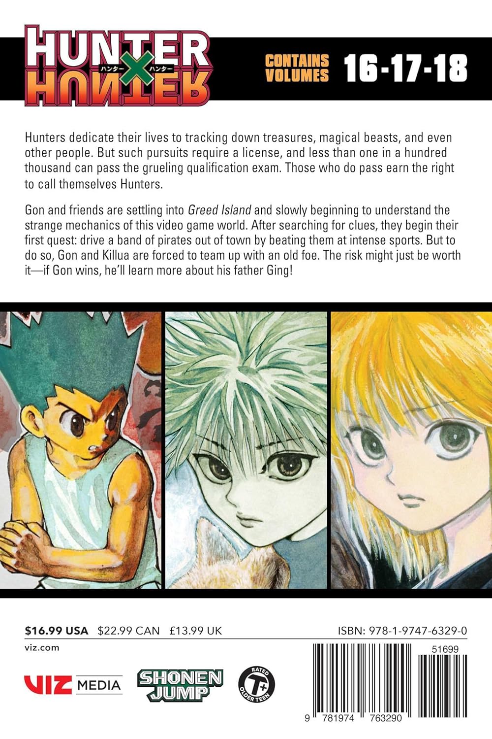 Hunter x Hunter 3-in-1 Volume 6 (16, 17, 18)