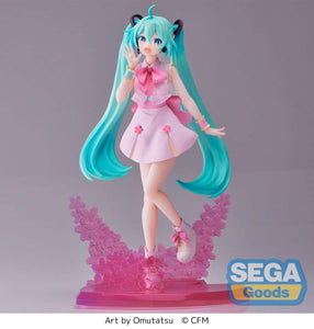 Hatsune Miku - Sakura Miku Omatatsu Luminasta Figure