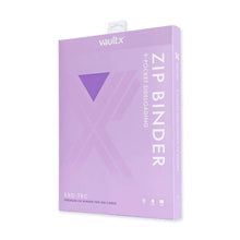 Load image into Gallery viewer, VaultX Exo-Tec Zip Binder Just Purple 9 Pocket