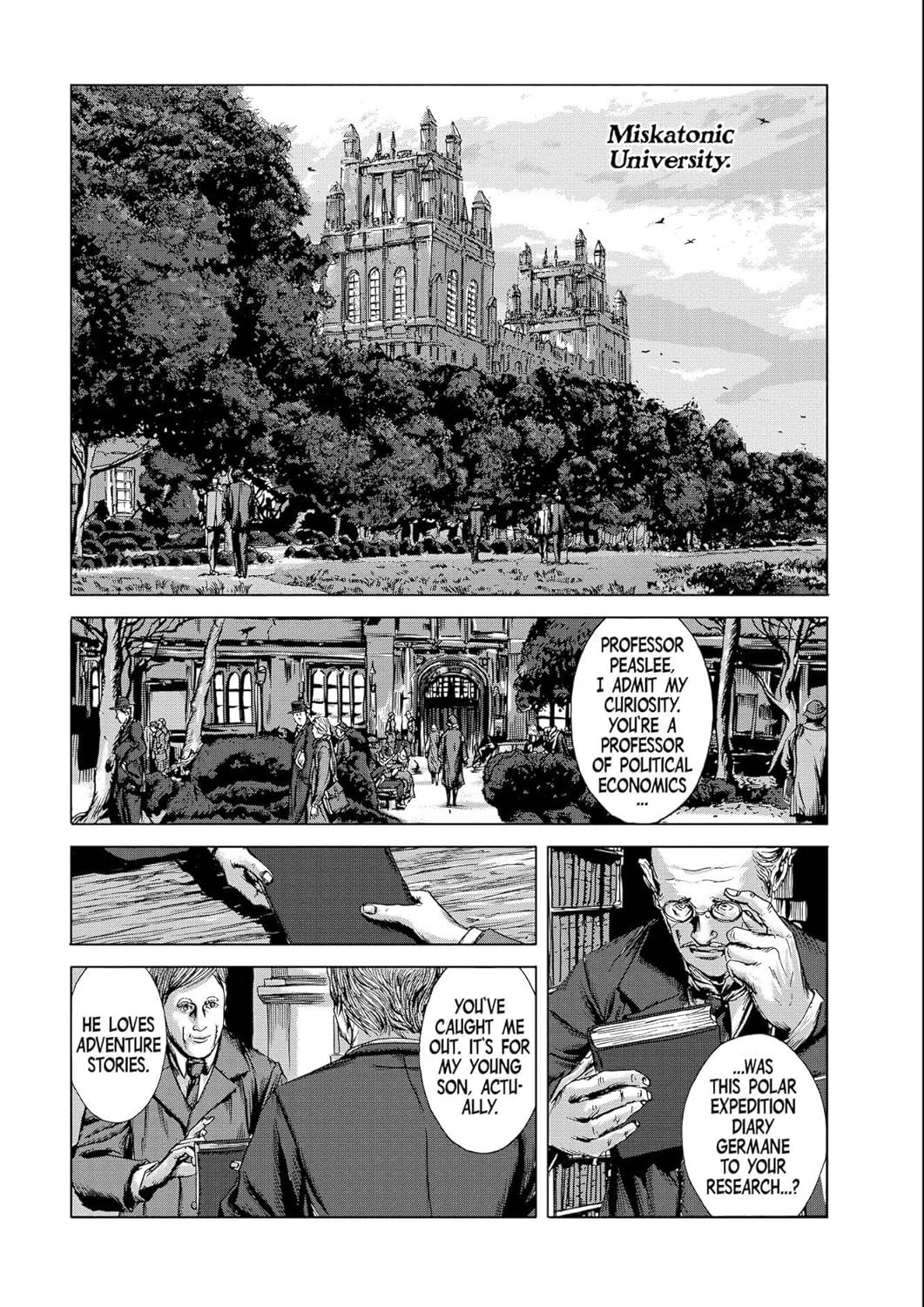 H.P. Lovecraft's The Shadow Out of Time Manga