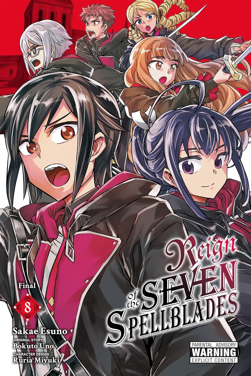 Reign of the Seven Spellblades Manga Volume 8