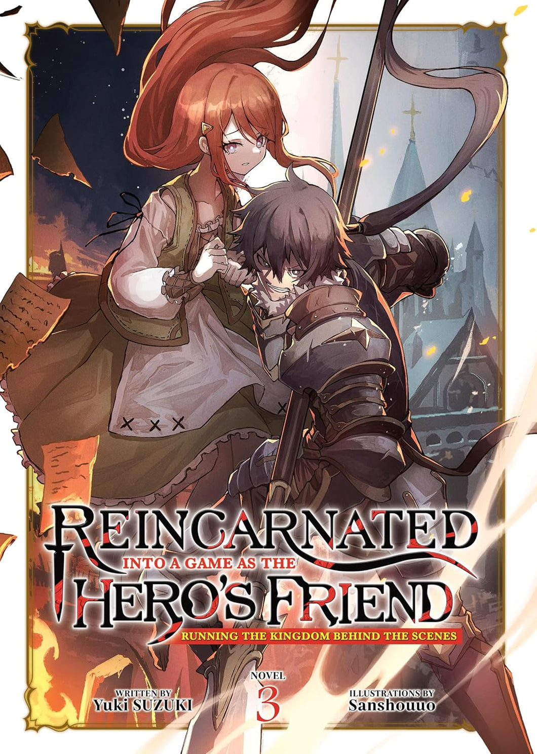 Reincarnated Into a Game as the Hero's Friend Volume 3 Light Novel