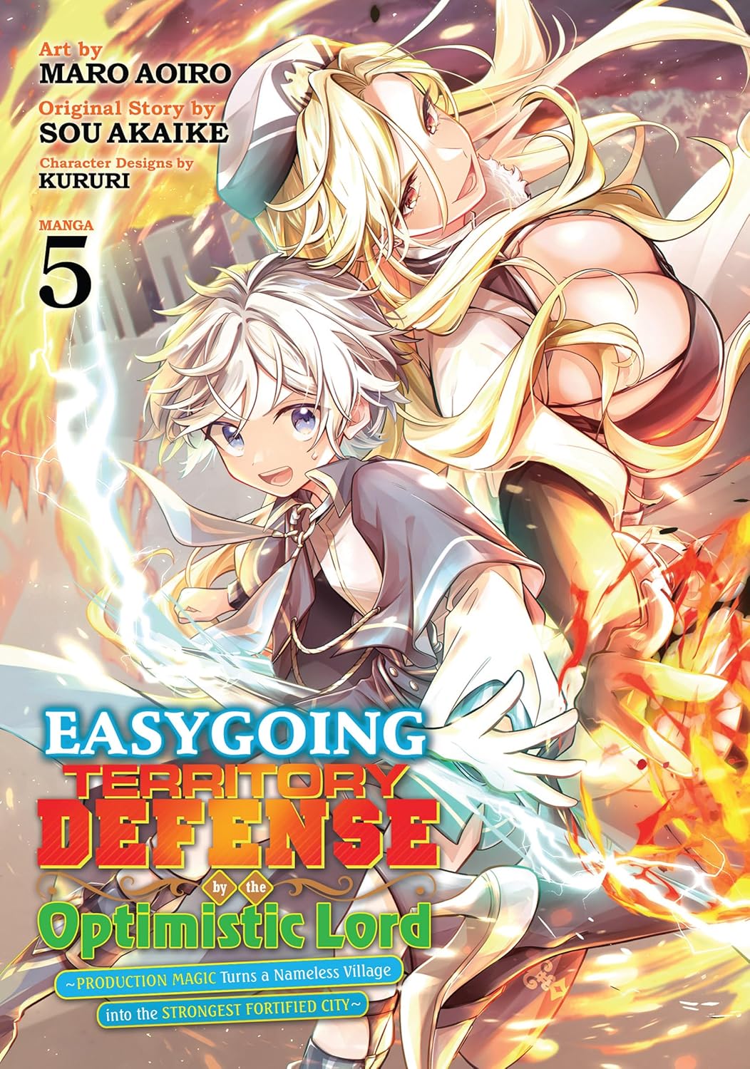 Easygoing Territory Defense by the Optimistic Lord: Production Magic Turns a Nameless Village into the Strongest Fortified City Volume 5 Manga