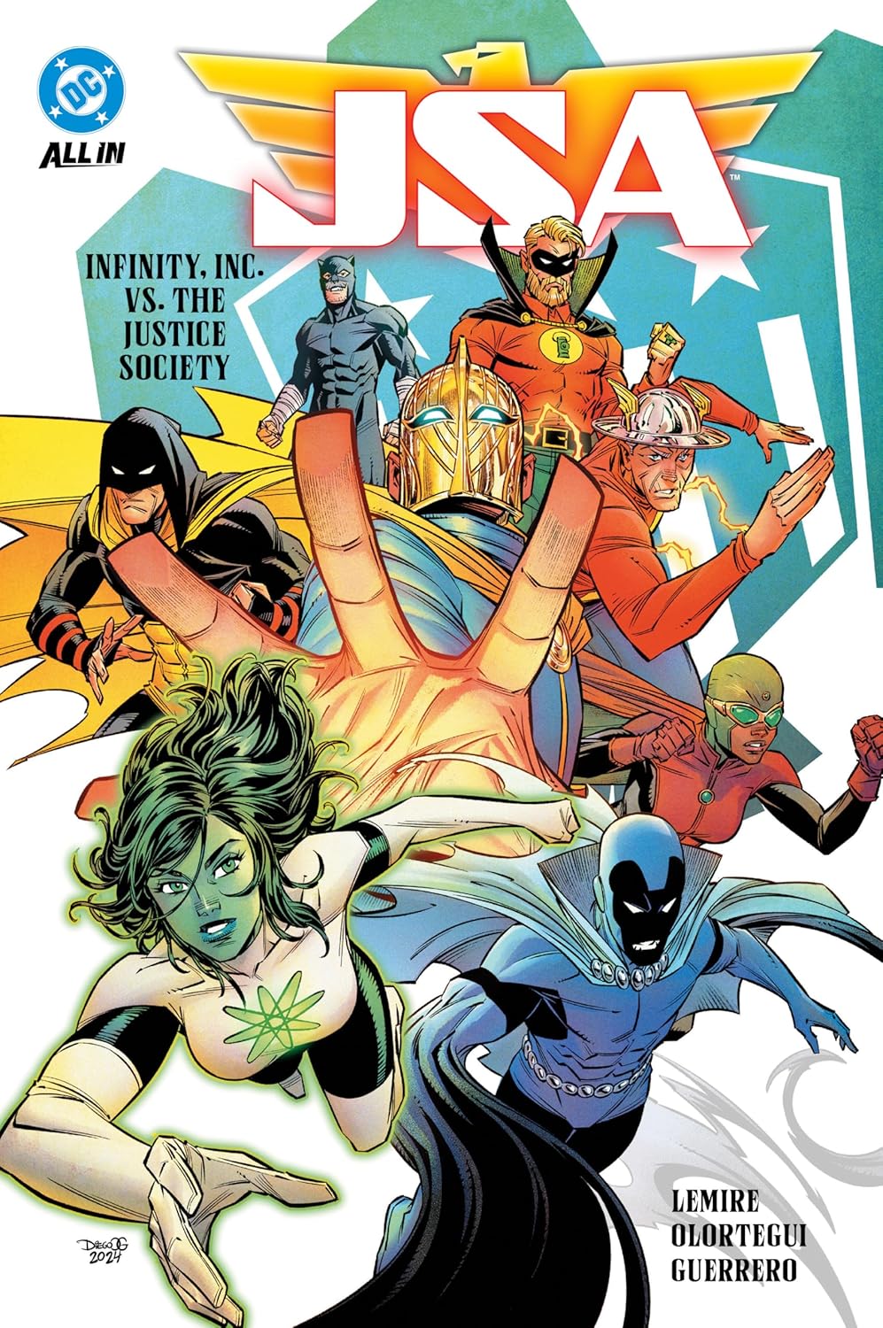 JSA Volume 1 Infinity Inc vs. The Justice Society