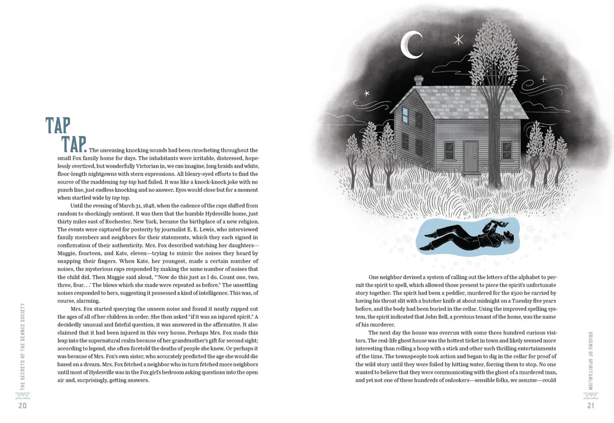 The Secrets of the Seance Society: Illustrated True Stories of Talking to the Dead