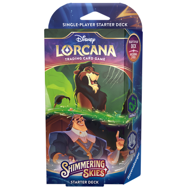 Disney Lorcana TCG: Shimmering Skies Starter Scar & Kronk (Emerald/Steel)