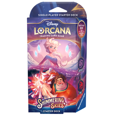 Disney Lorcana TCG: Shimmering Skies Starter Elsa & Ralph (Amethyst/Ruby)