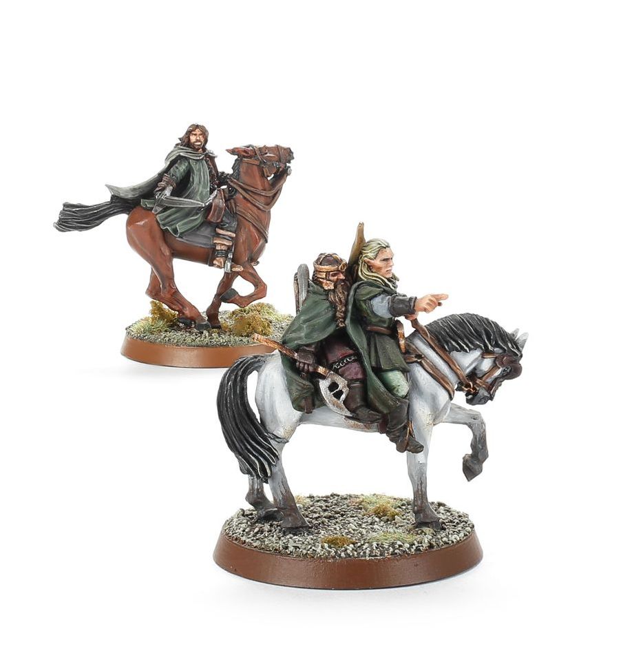 The Lord Of The Rings The Three Hunters Mounted