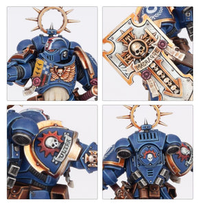 Space Marines Lieutenant With Storm Shield