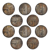 Load image into Gallery viewer, Necromunda 32mm Bases x10