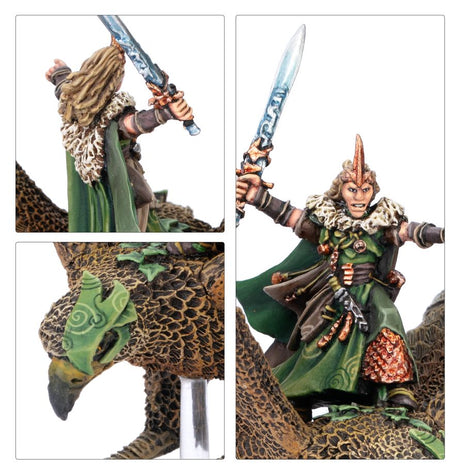 Warhammer The Old World Wood Elf Realms Wood Elf Noble On Great Eagle