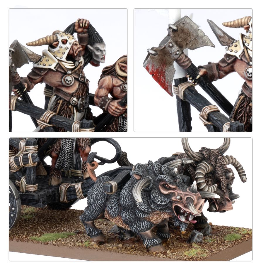 Warhammer The Old World Beastmen Brayherds Tuskgor Chariot