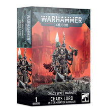 Load image into Gallery viewer, Chaos Space Marines Chaos Lord/Sorcerer in Terminator Armour