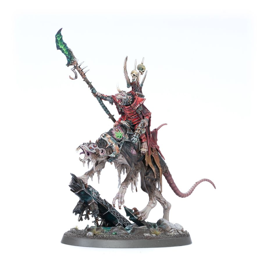 Age Of Sigmar Skaven Clawlord On Gnaw-Beast